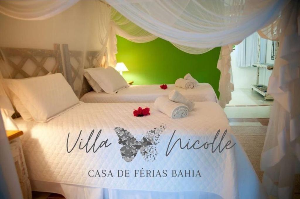 Villa Nicolle - Bahia - Praia Do Espelho Exteriör bild