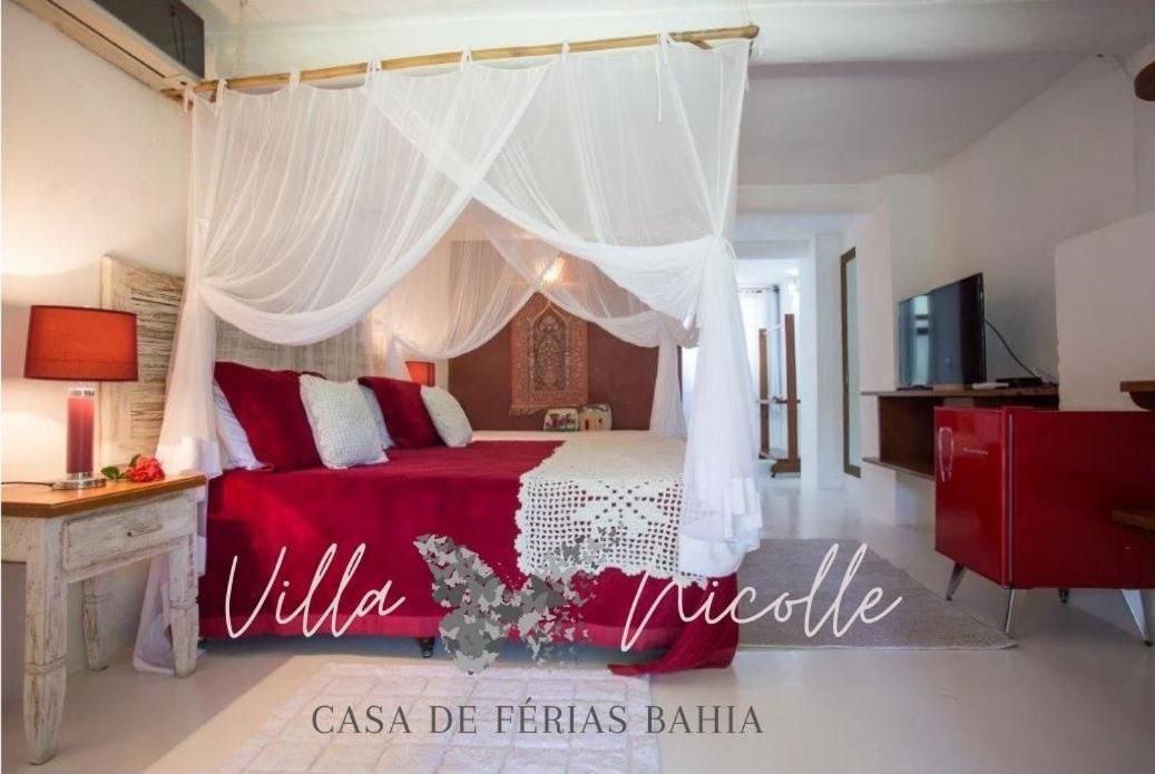 Villa Nicolle - Bahia - Praia Do Espelho Exteriör bild