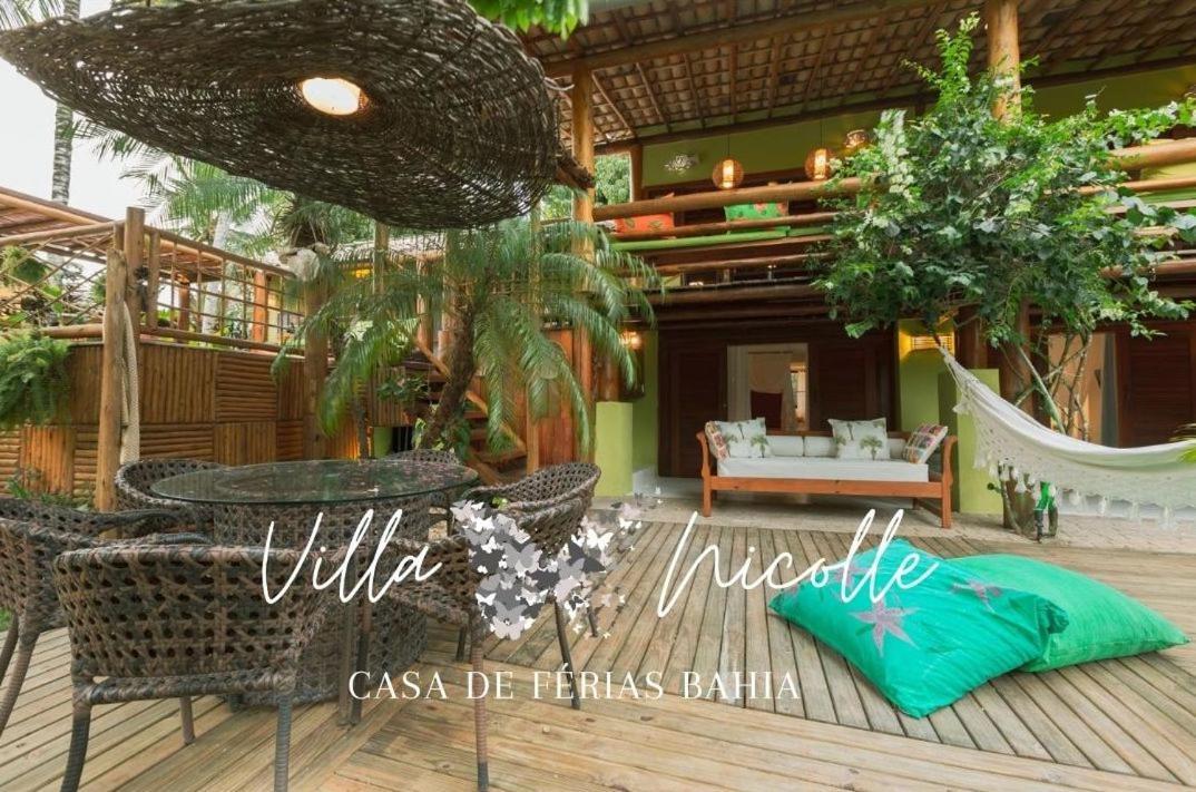 Villa Nicolle - Bahia - Praia Do Espelho Exteriör bild