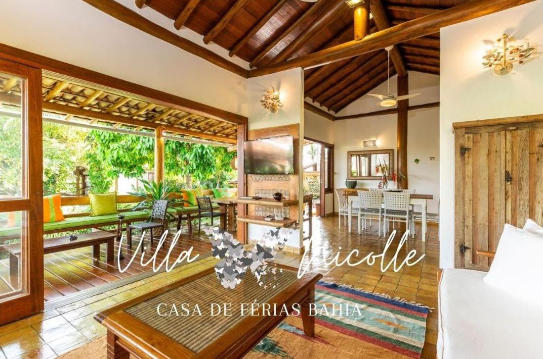 Villa Nicolle - Bahia - Praia Do Espelho Exteriör bild