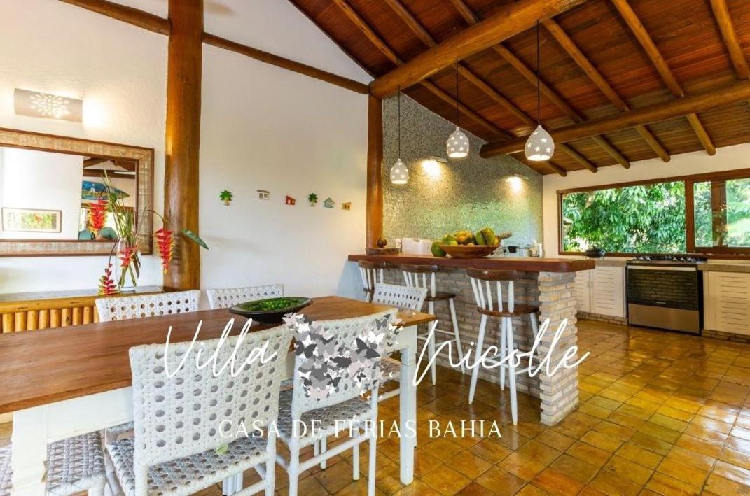 Villa Nicolle - Bahia - Praia Do Espelho Exteriör bild